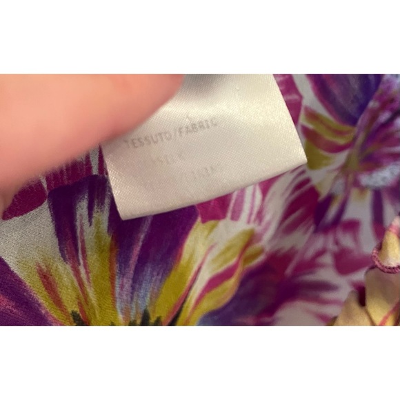 Vintage Ungaro Silk Floral Blouse - US 6 - Picture 6 of 11